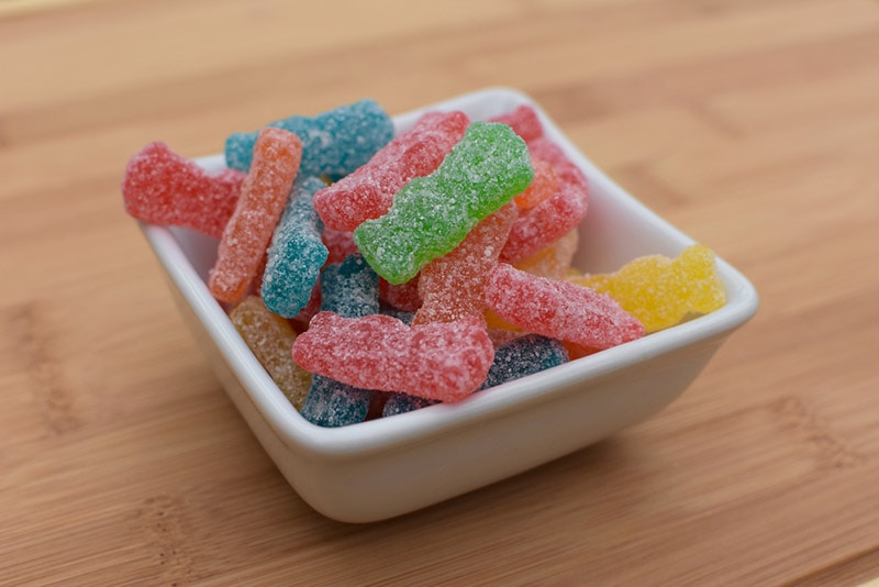 Can dogs eat sour patch on sale kids