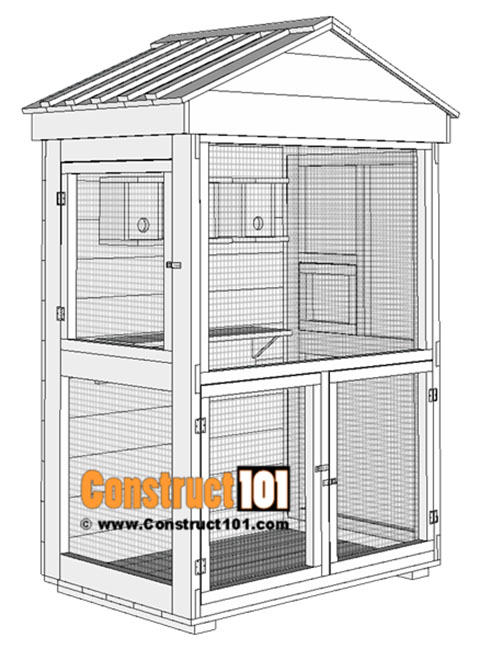 DIY Large Walk-in Aviary Room From Construct101