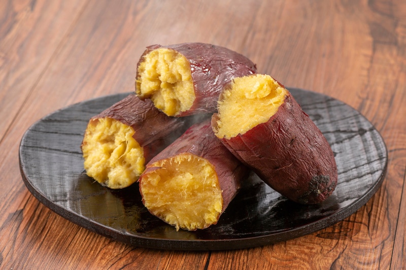 cooked sweet potatoes