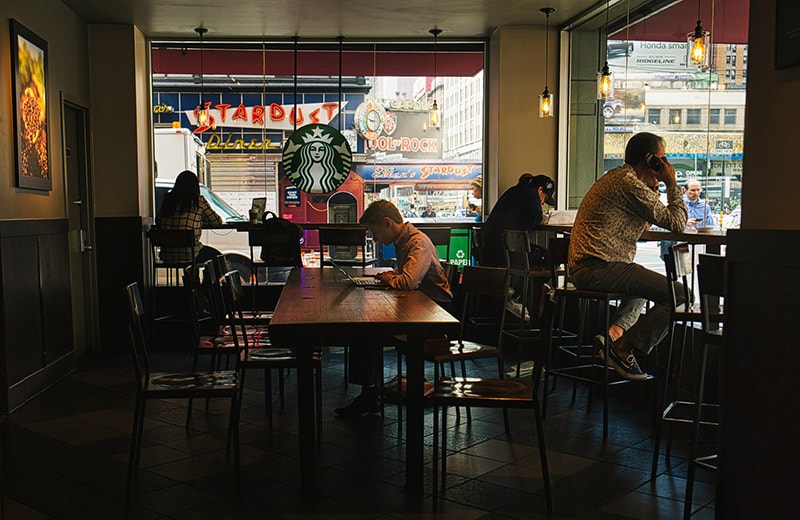 starbucks interior
