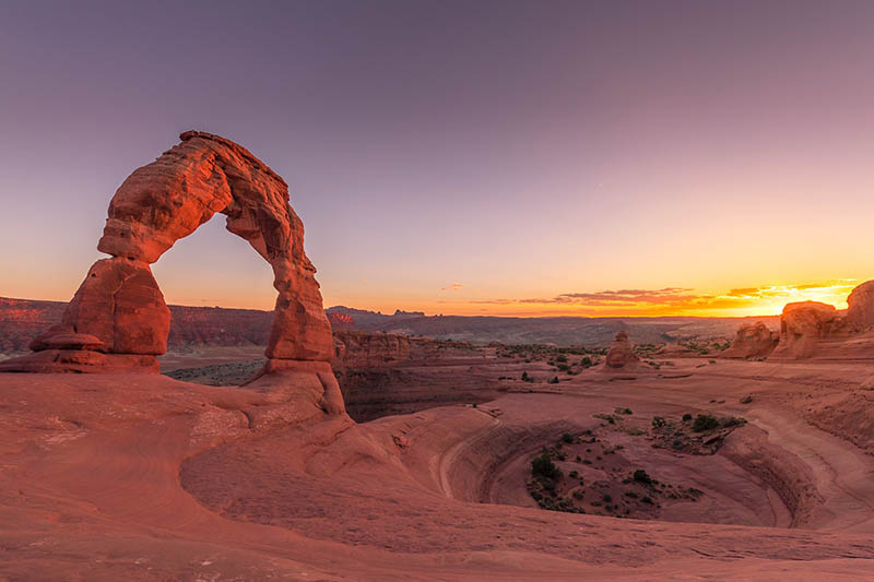 view of arches national park