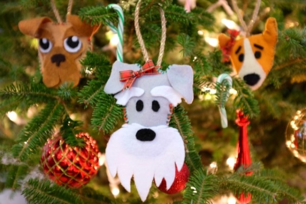 Turn Your Dog Into An Adorable Ornament With This Simple Christmas Craft