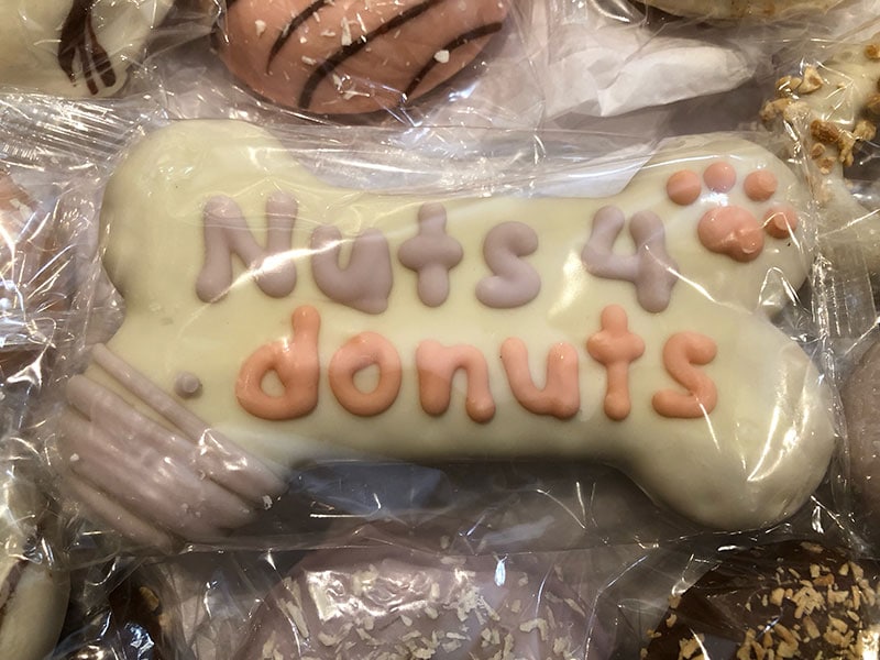 close up of nuts 4 donuts from wufers