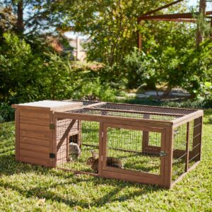 Frisco Wooden Rabbit Run, Brown