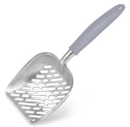 SunGrow Non-Stick Metal Scoop Kitty Box Cat Litter Scooper
