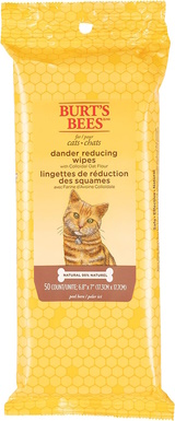 Burt's Bees for Pets Cat Natural Dander Reducing Wipes