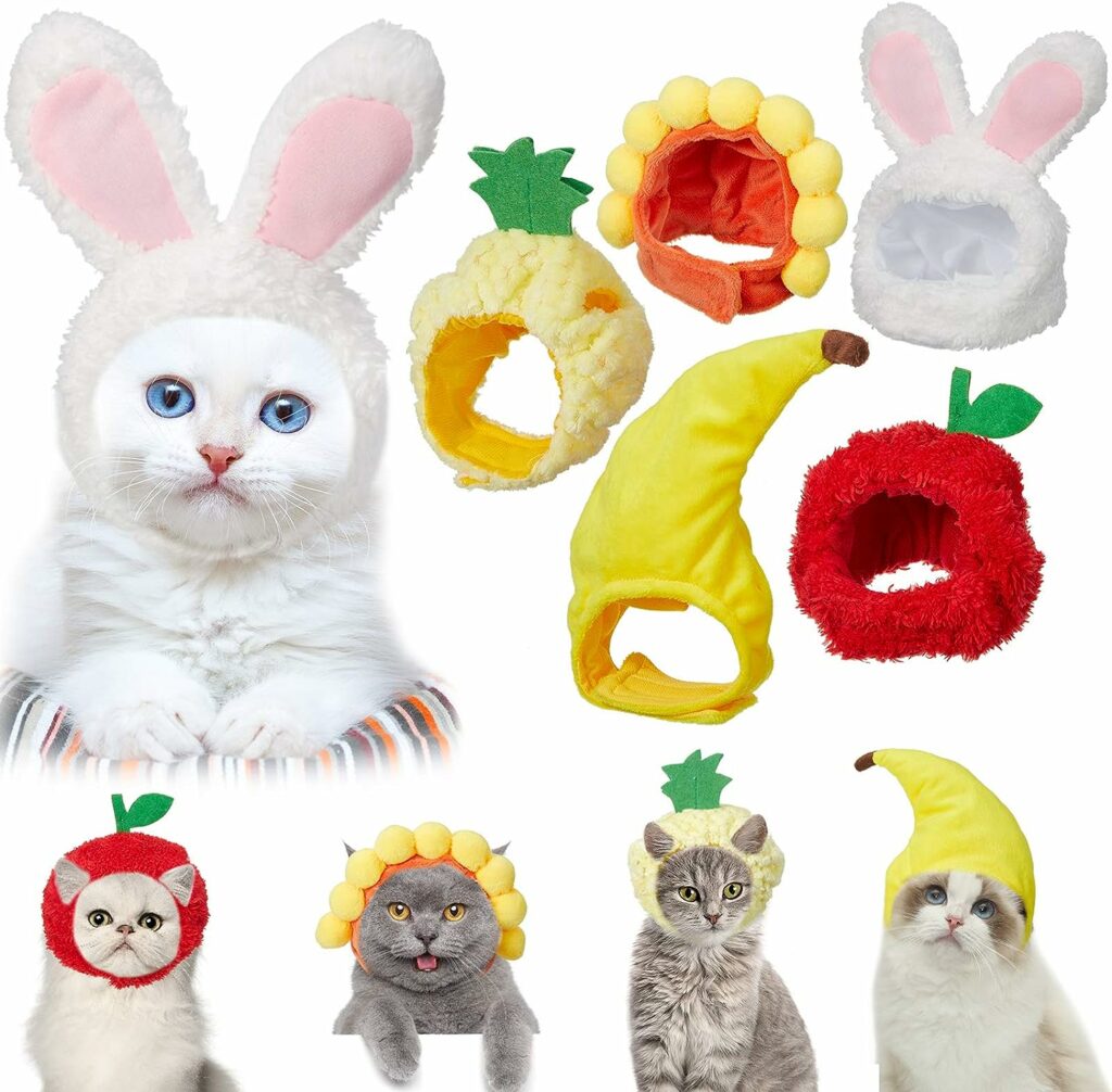 Weewooday 5 Pieces Cat Hats