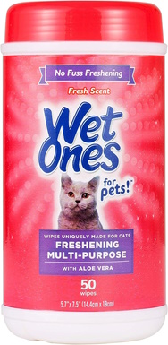 Wet Ones for Pets Freshening Multipurpose Wipes for Cats
