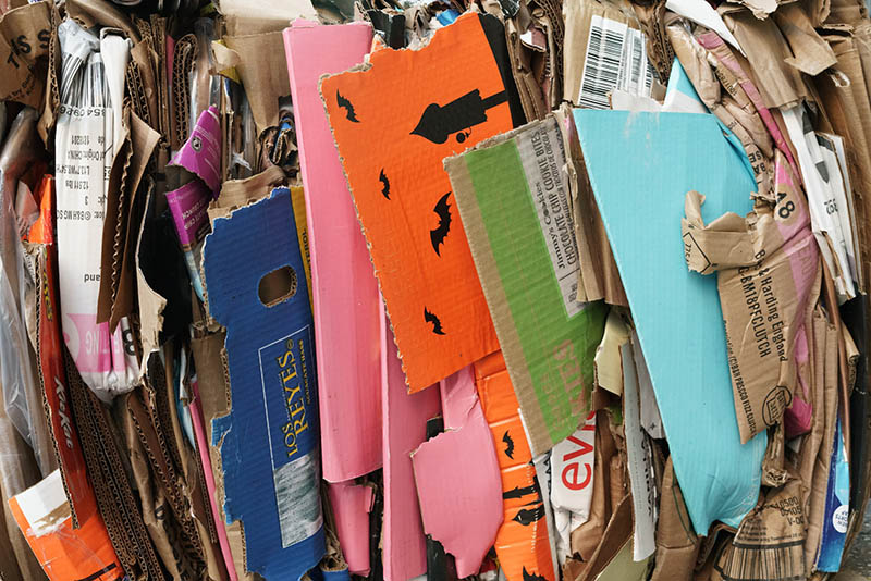 pile of cardboards