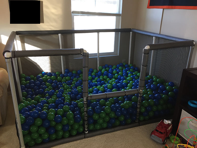 Ferret ball pit diy sales