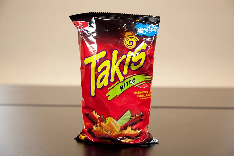 a package of Takis chips