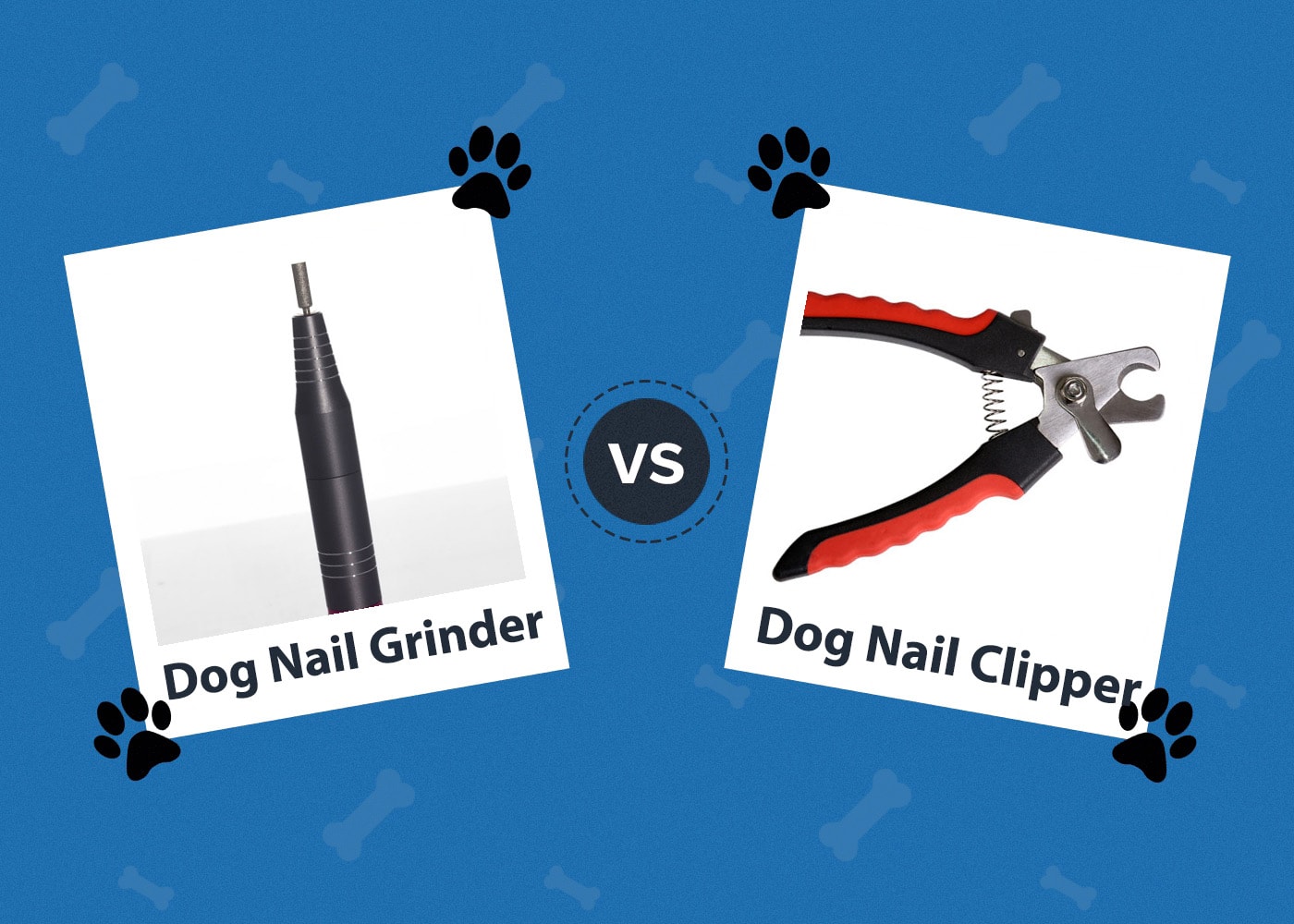 Dog Nail Grinders vs Dog Nail Clippers Featured Image
