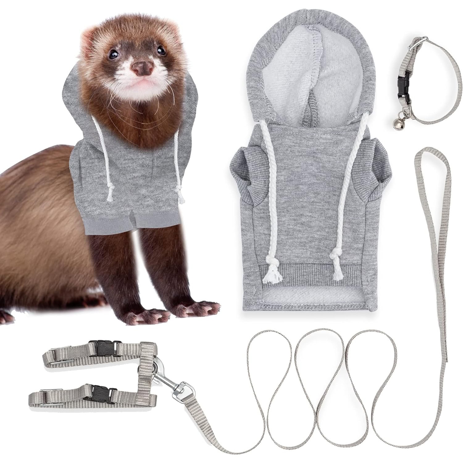 Ferret Sweater, Leash, and Collar Set