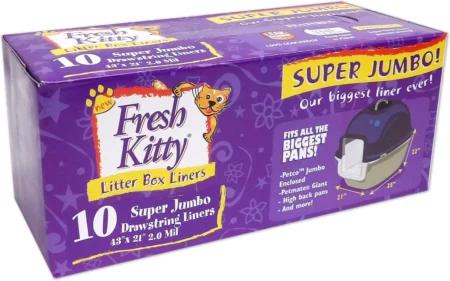 Fresh Kitty Super Jumbo Thick Litter Box Liners