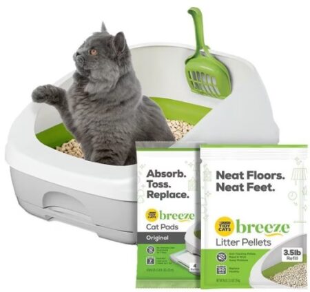 PURINA Tidy Cats Litter Box System, BREEZE System Starter Kit Litter