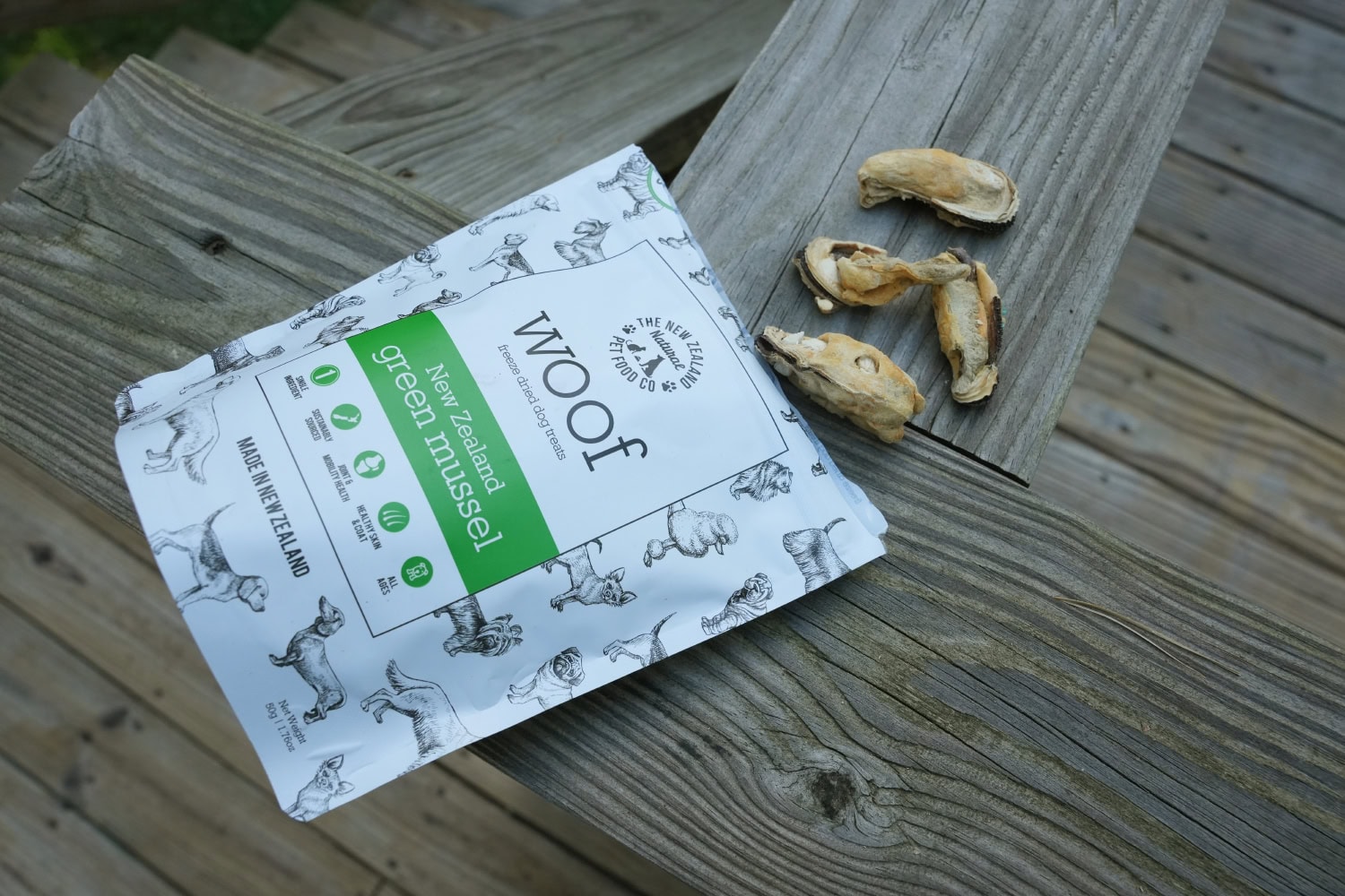 New Zealand Green Mussel Freeze Dried Dog Treats