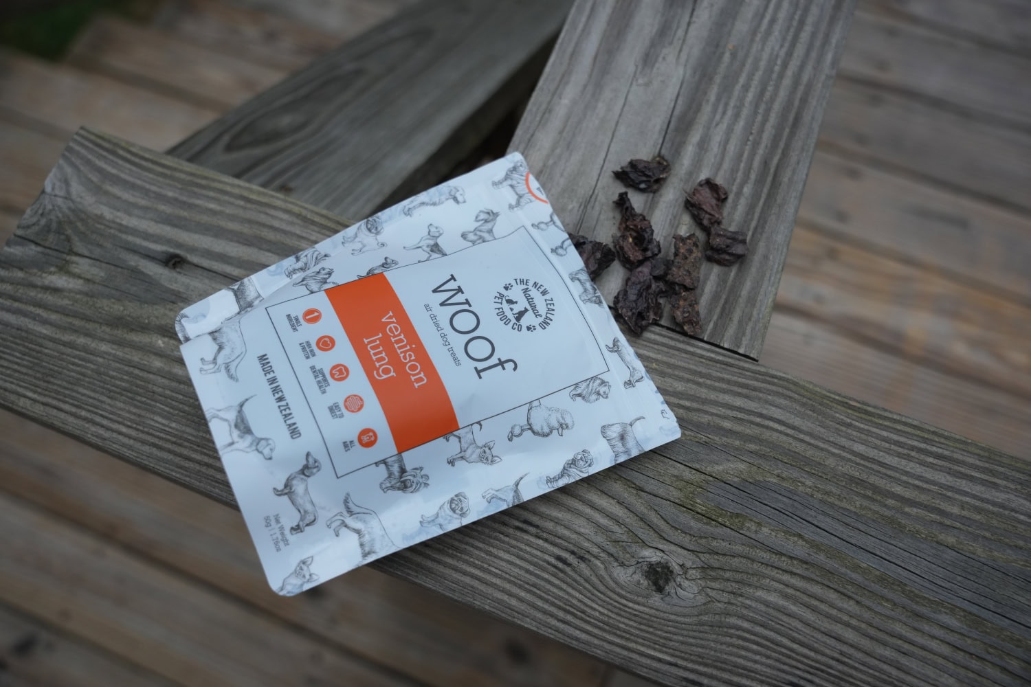 Venison Lung Air-Dried Dog Treats
