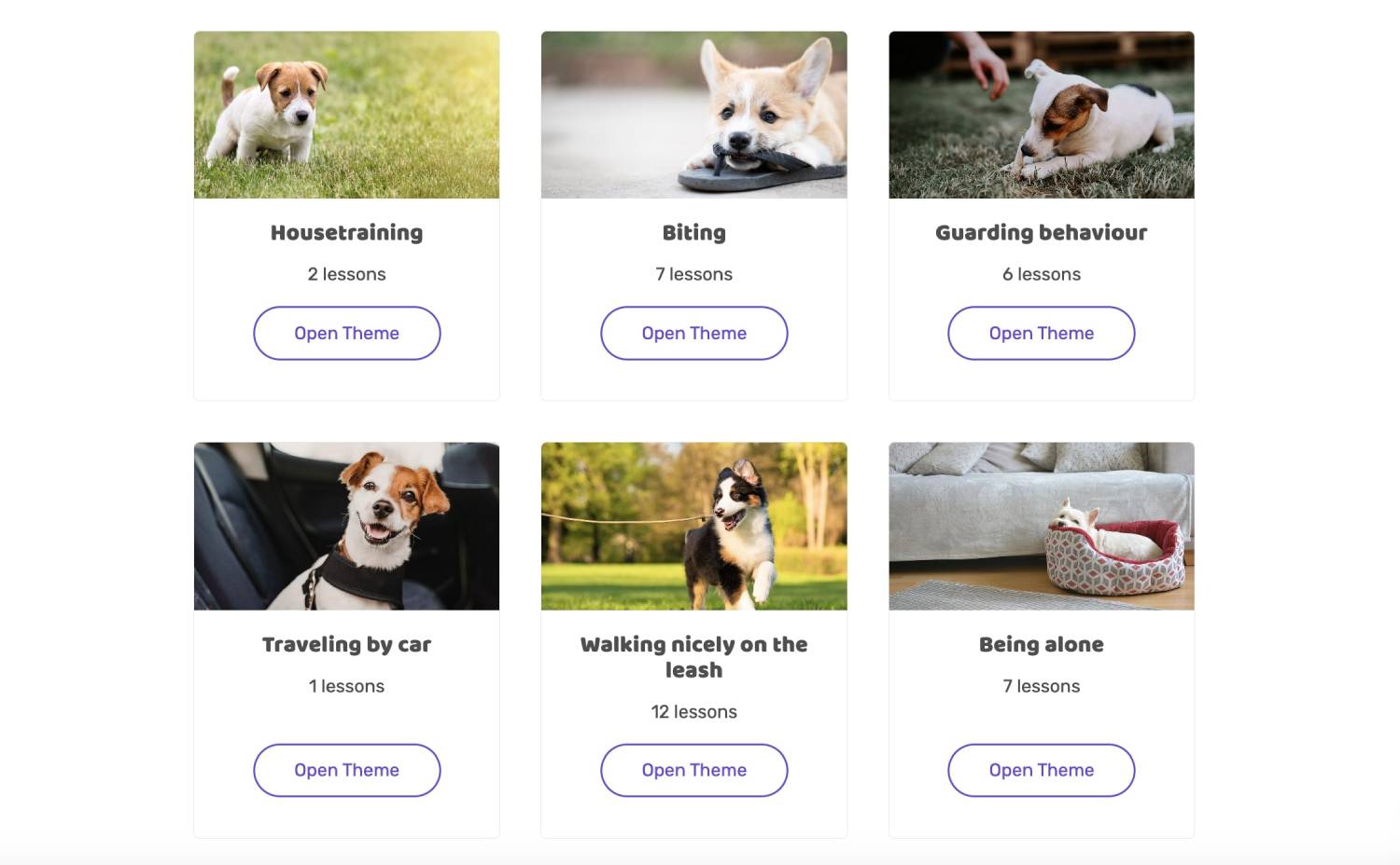 OneMind Dogs Online Puppy Training Course Review - lessons